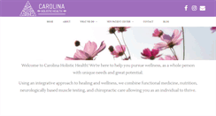 Desktop Screenshot of carolinaholistichealth.com